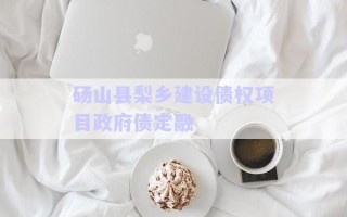 碭山縣梨鄉(xiāng)建設債權(quán)項目政府債定融