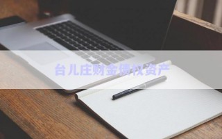 臺兒莊財金債權資產(chǎn)